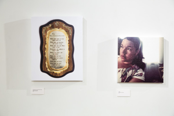 Photos of various sentimental objects.