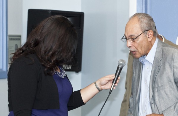 Speakers at the Hard Workin' Pilgrims event.