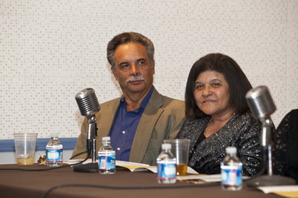 Speakers at the Hard Workin' Pilgrims event.